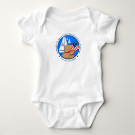 America 250 Annapolis Edition Baby Short Sleeve Strampler