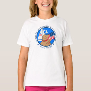 America 250 Annapolis Edition Mädchen Kurzarm T-Shirt