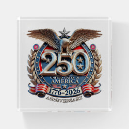America 250 Anniversary Patriotic Briefbeschwerer