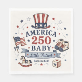 America 250 Baby / Kleiner Patriot Serviette