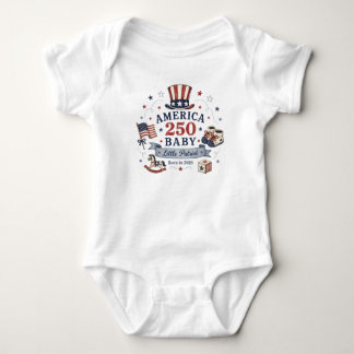 America 250 Baby / Kleiner Patriot Strampler