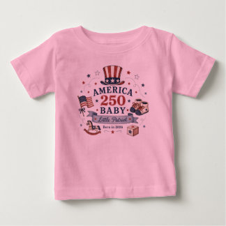 America 250 Baby / Kleiner Patriot T-shirt