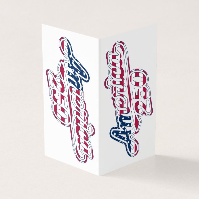 America 250 Flag Script Semiquincentennial Design  (Vorderseite)