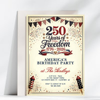 America 250 Freiheiten Geburtstag Vintage