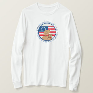 America 250 Funken der Freiheit seit 1776 Damen T-Shirt