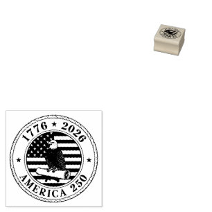 America 250 Gedenk-Adlersiegel – 1776-2026 Gummistempel