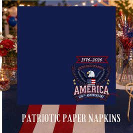 America 250 Gedenkpapier-Serviette Serviette
