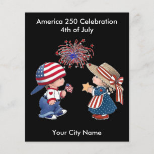 America 250 Gemeinschaftsfeuerwerk 1776-2026 Vinta Flyer
