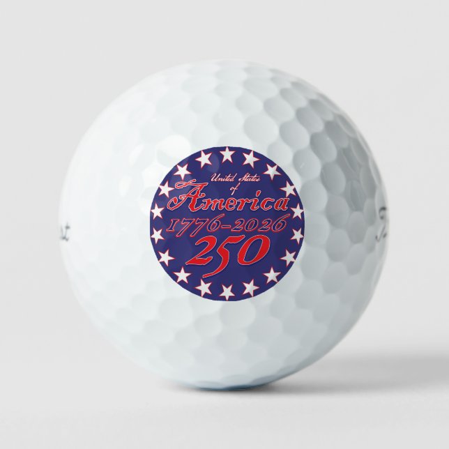 America 250 golfball (Vorderseite)