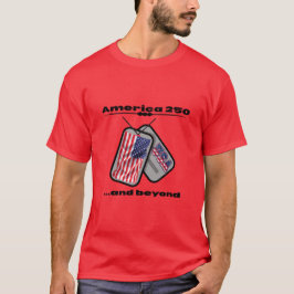 America 250 | Hundemarken | USA-Flagge | SKG-T-Shi T-Shirt