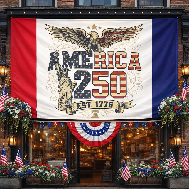 America 250-Jahr-Jubiläumsdesign Banner (Von Creator hochgeladen)