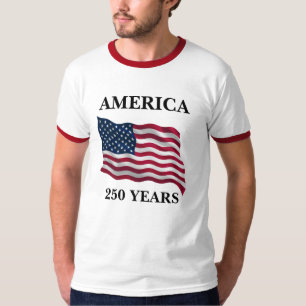 America 250 Jahre Flagge Herren Ringer T-Shirt