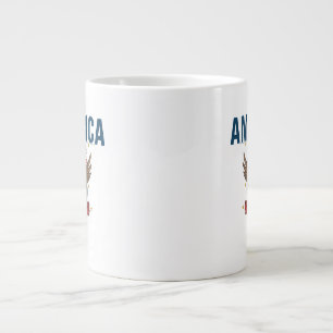 America 250 Jahre Patriotisches Land der Freien Jumbo-Tasse