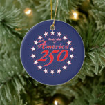 America 250 keramik ornament<br><div class="desc">Happy Birthday America
250th Liberty Bell</div>