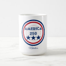 America 250 Logo - Patriotisches 4. Juli Thema