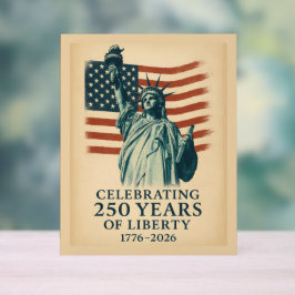 America 250 Patriotic Liberty Celebration Event Acrylschild