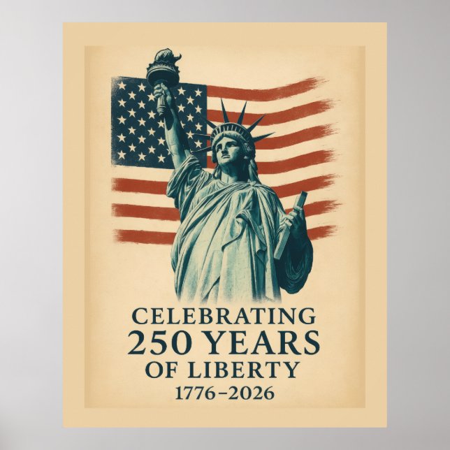America 250 Patriotic Liberty Celebration Event Poster (Vorne)