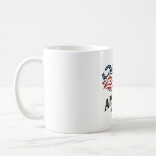 America 250 Patriotische Sterne und Streifen  Kaffeetasse