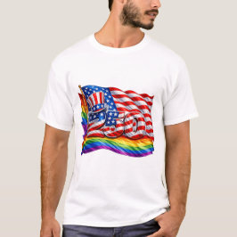America 250 Pride Flag Herren T-Shirt