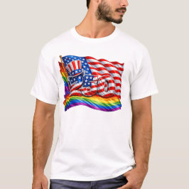 America 250 Pride Flag Herren T-Shirt