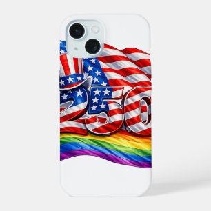 America 250 Pride Flag iPhone 15 Hülle