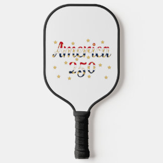 America 250 rot weiß blau goldenes Pickleball-Padd Pickleball Schläger