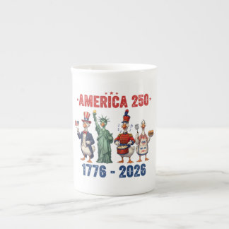 America 250 Silly Geese Funny Patriotic Coffee Mug Prozellantasse