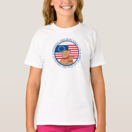 America 250 Sparking Freedom Girls Short Sleeve T-Shirt