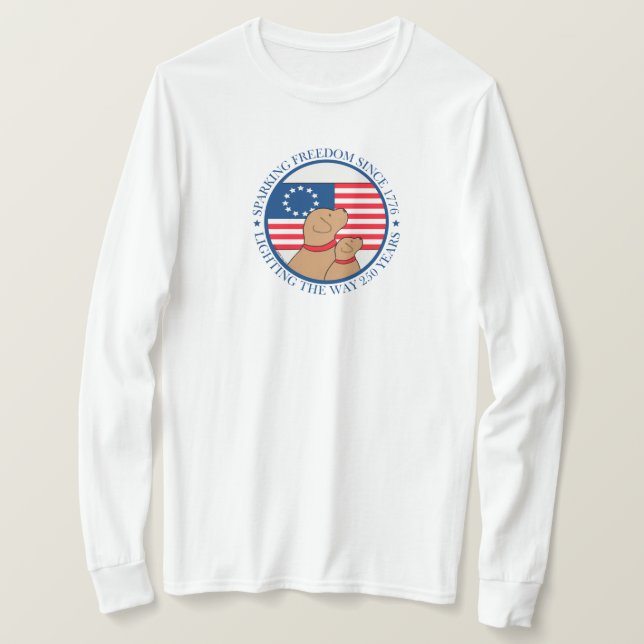 America 250 Sparking Freedom Since 1776 Women’s T-Shirt (Design vorne)