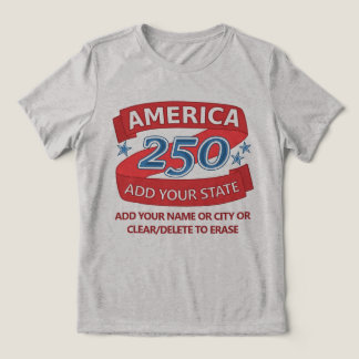America 250 - Staatspatriotische Kleidung für hell Tri-Blend Shirt