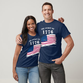 America 250 The Spirit of 1776 Bennington Flag T-Shirt