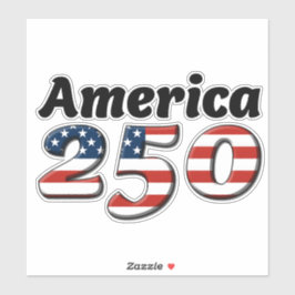America 250 Vinyl-Aufkleber 8" x 8" Aufkleber