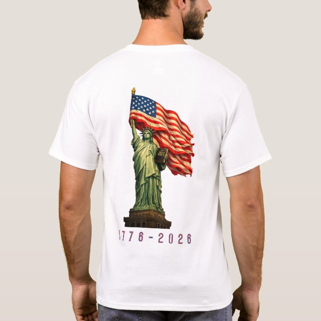 America 250 Years of Liberty T-Shirt (Rückseite)