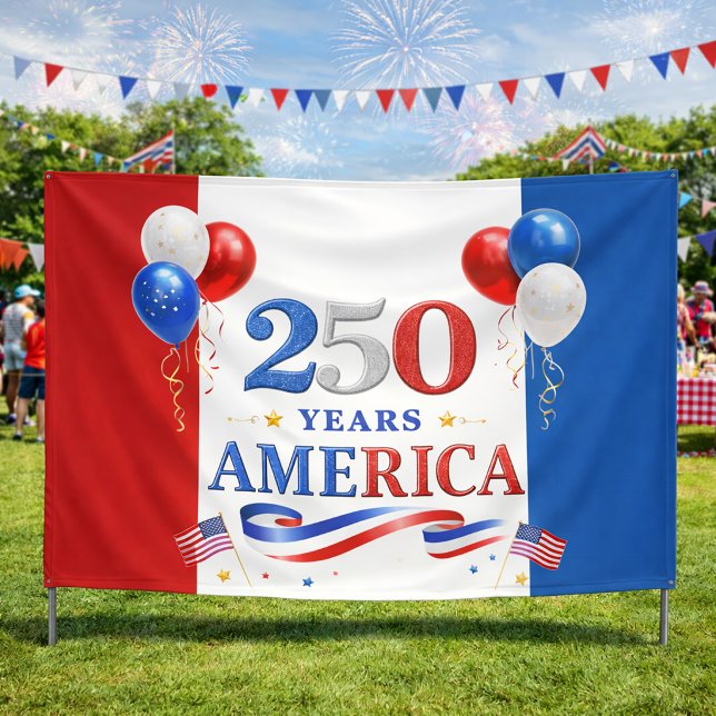 America 250 Years Patriotic Anniversary  Banner (Von Creator hochgeladen)