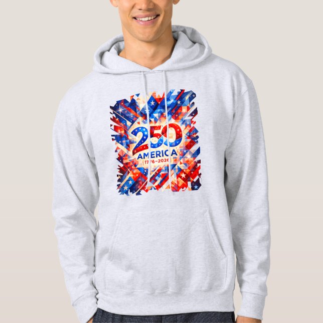 America 250th Anniversary 1776–2026 USA Patriotic  Hoodie (Vorderseite)