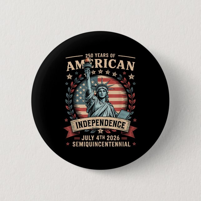 America 250th Anniversary 250 Years America  Button (Vorderseite)