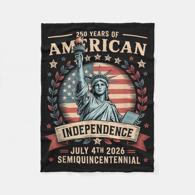 America 250th Anniversary 250 Years America  Fleecedecke (Vorderseite)