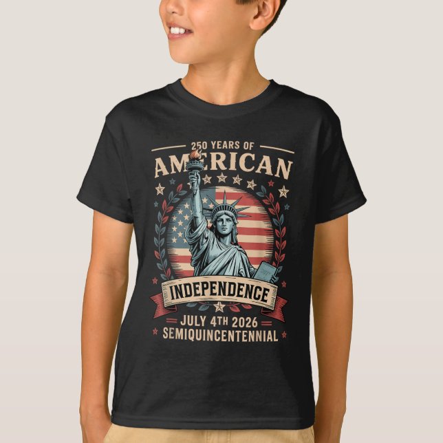 America 250th Anniversary 250 Years America  T-Shirt (Vorderseite)