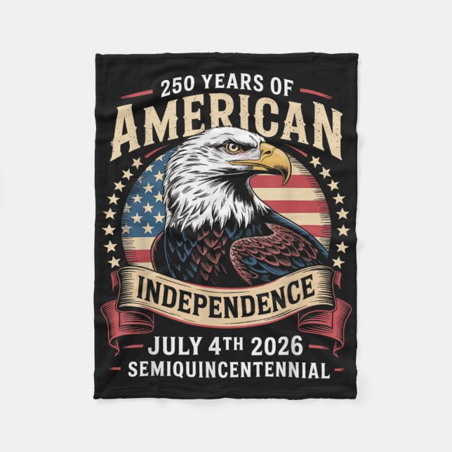 America 250th Anniversary Celebration 250 Years Am Fleecedecke (Vorderseite)