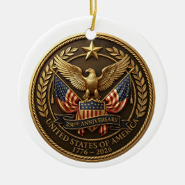 America 250th Anniversary USA 250th Ornament