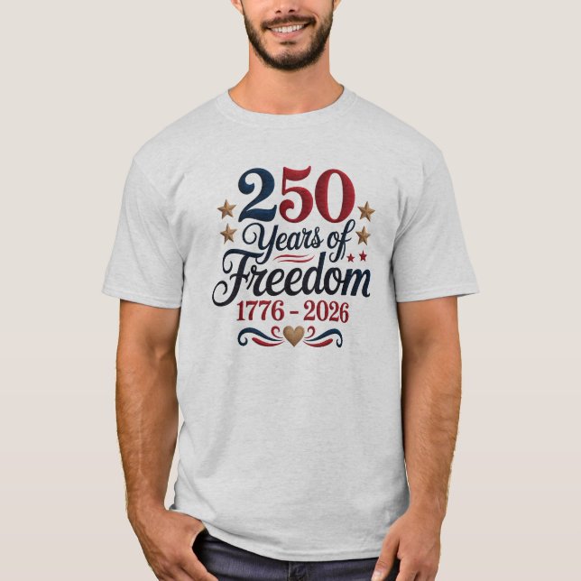 America 250th Herren T-Shirt (Vorderseite)