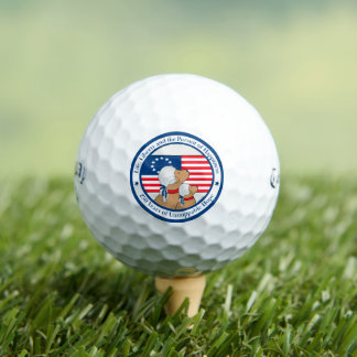 America 250th Paw, Patriots and Preamble  Golfball
