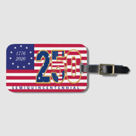 America 250th Semiquincentennial 1776 2026 Us Flag Gepäckanhänger