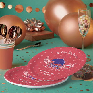 America 250th-Spirit of Freedom-Red-Editable Text Pappteller