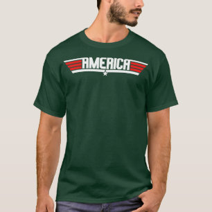 America An Aviation Parody Design für den 4. Juli T-Shirt