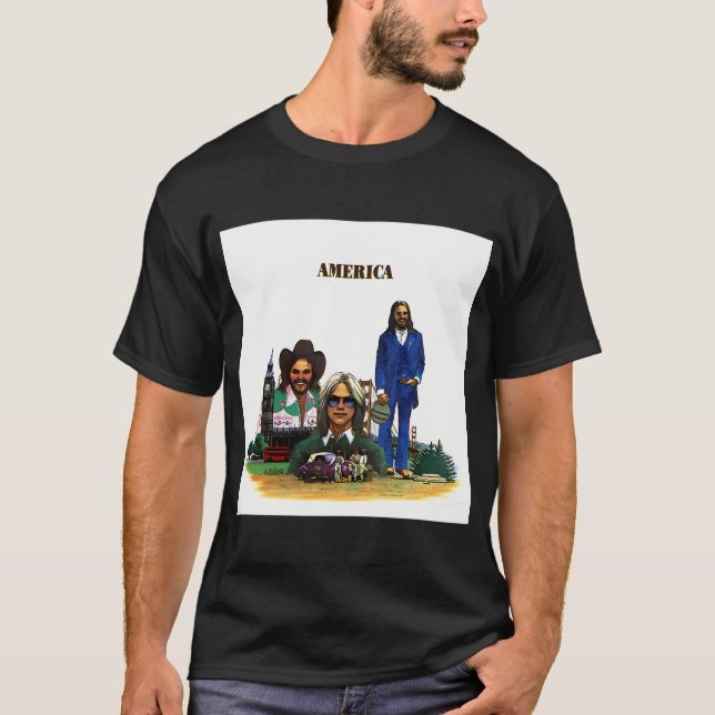 America-Band T-Shirt (Vorderseite)