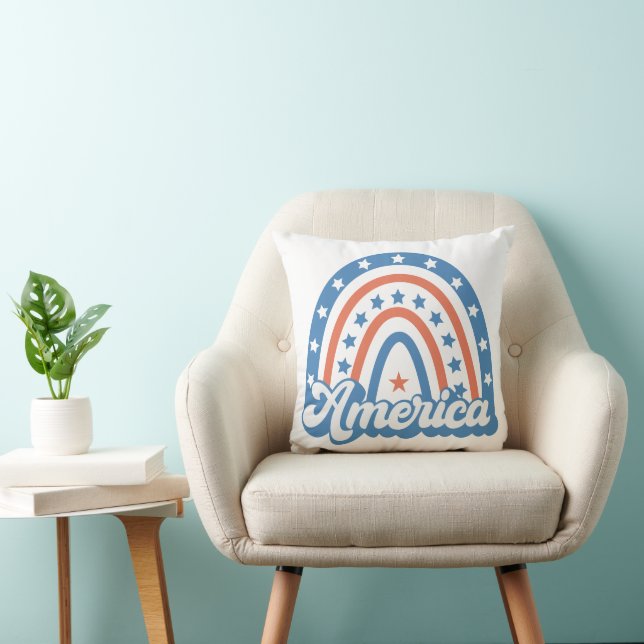 America Boho Retro Kissen (Stuhl )