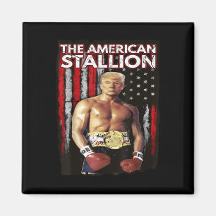 America Boxer Trump Rocky Trump Meme Trump 2024 , Magnet
