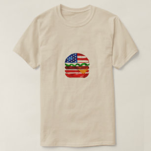 America Burger (Weiße Malerei Nr. 1) T-Shirt