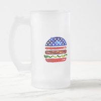 America Burger (Weiße Malerei Nr. 5)